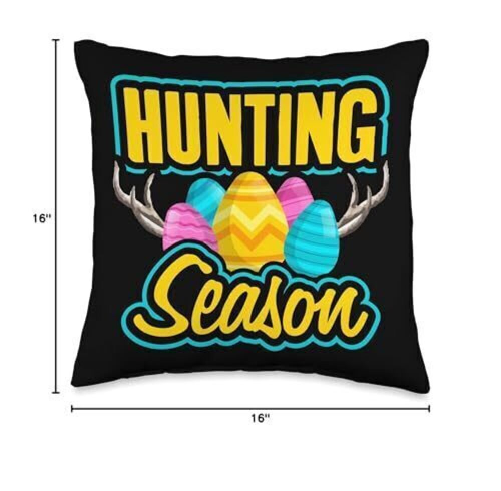 7536 Hunting season heff hunting hilarious design Throw Pillow - Picture 4 of 4